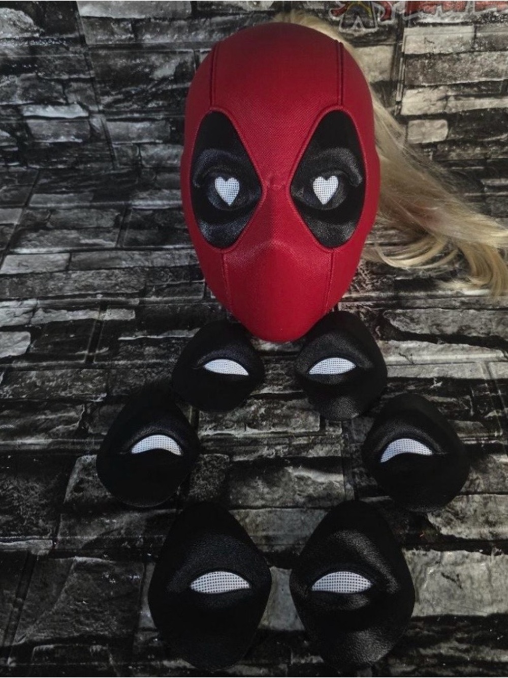 Lady Deadpool mask custom 3D printed Halloween